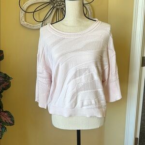 CAbi Women's Sweater in Light Pink